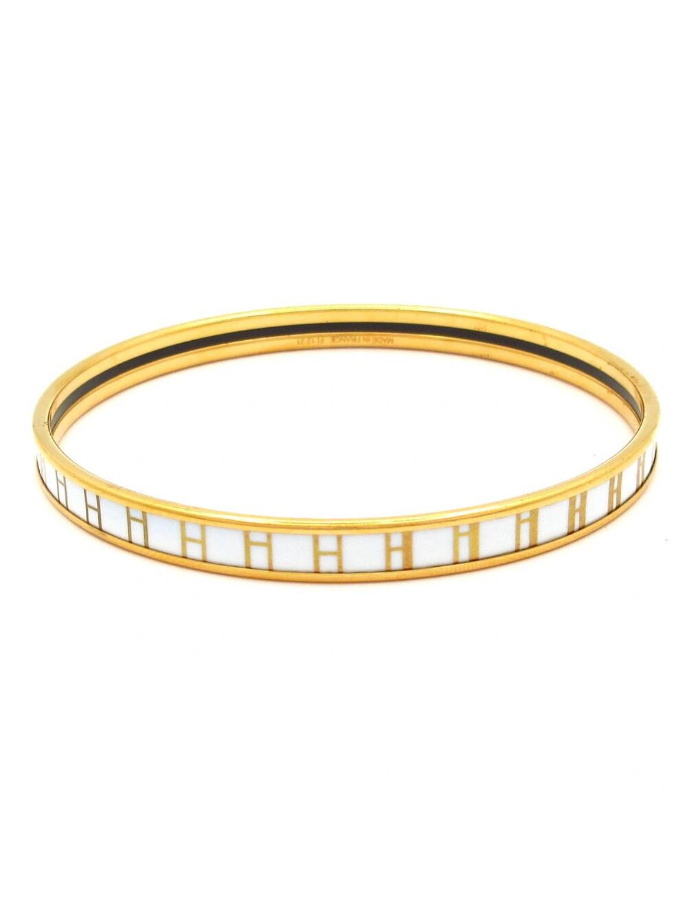 Hermes Email Gold White Hardware None #346022H56B